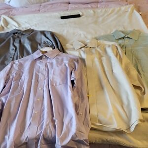 Mens dress shirts (4) all size 15 1/2
